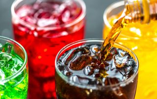 refrescos de varios colores