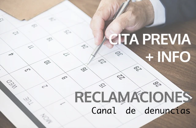 cita previa reclamaciones